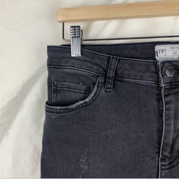 Free People Great Heights Frayed Skinny Jeans - Picture 4 of 6